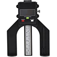 Medidor de altura digital de 0-80 mm Medidor de profundidad de carpintería con pantalla de dígitos y pies magnéticos…